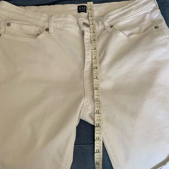 GAP Girlfriend Jeans White - Picture 11 of 13